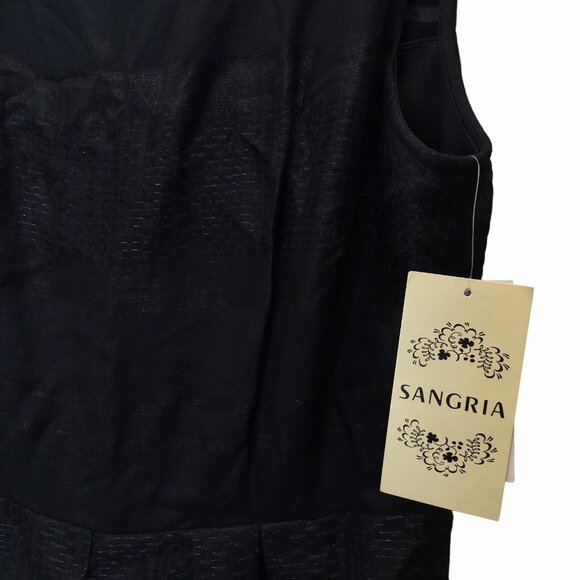 Dark Fairy Tank Dress Whimsigoth Women Size 10 Black Sleeveless - Picture 2 of 10